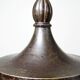 Covered cassolette in Empire style, patinated bronze, India, 1960s-1980s.