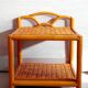 60s rattan bedside table