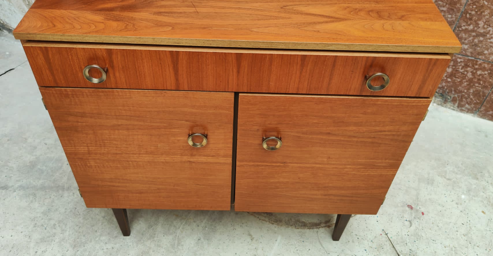 Mid century shoe cabinet | vintage - sidetable