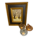 Oil on canvas signed “The two chestnut trees”