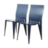 Pair of Fulfil dining chairs Mart van Schijndel  for Lensvelt 1989