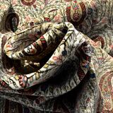 Large Oriental Rug Iran Ghoum, 4.07 x 2.45 M - Kurk Wool, Hand Knotted,