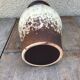 Former germany ceramics vase brown - beige 70s vintage