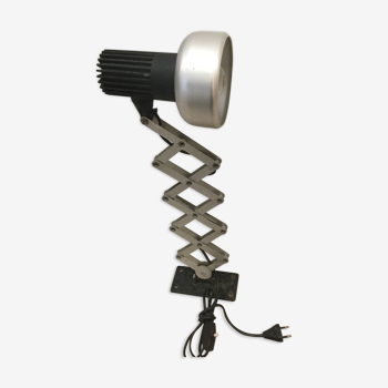 Industrial accordion wall light