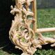 Baroque wooden wall mirror carved by Chelini  98x158cm
