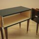 Two Bedside Cabinets, Mahogany Veneer, Italy, 1970s