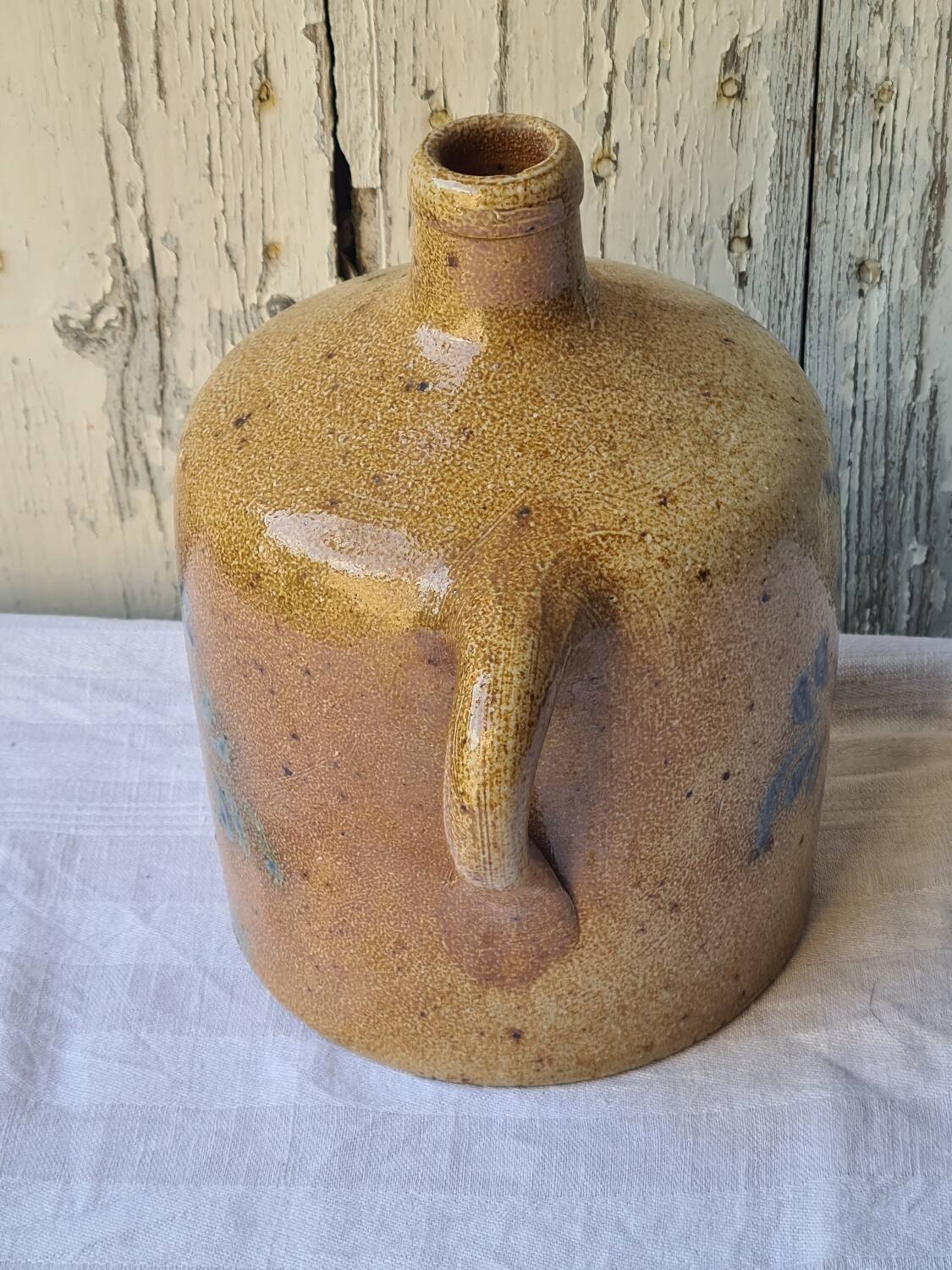 Vase, glazed stoneware pitcher