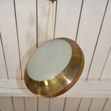 Stilnovo Pendant Lamp Model "1205" 1960s, Vintage 1960s Brass Chandelier