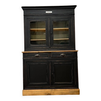 Two-piece patinated sideboard