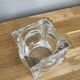 Cube pencil holder in crystal signed Baccarat — Eye Collection, France