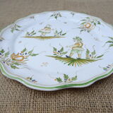 Plate decorated with grotesque