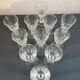 Port wine liqueur glasses in blown glass early 20th century