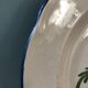 Unsigned 19th century hand-painted plate