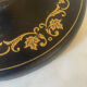 Black leather lamp Le Tanneur