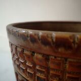 Large ceramic vase signed marius bessone vallauris 1950