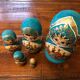 5 vintage Matriochka Russian dolls