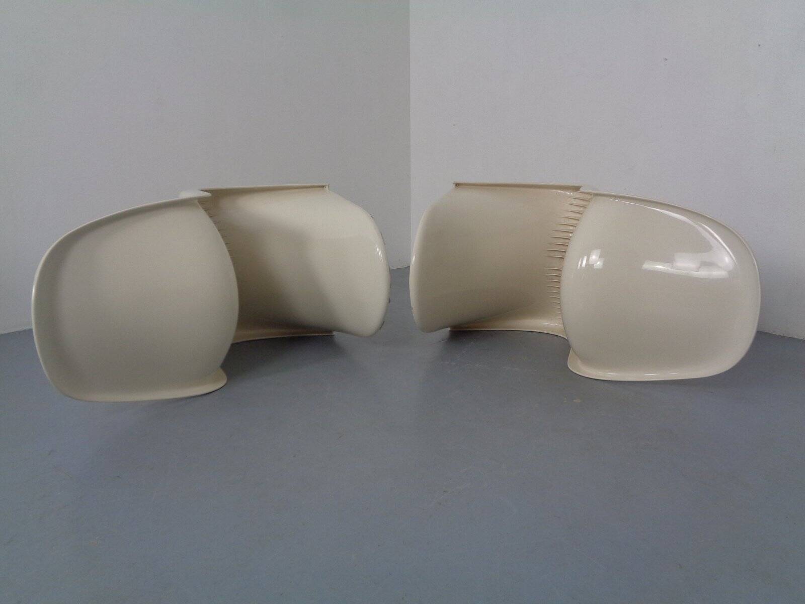 Set of chairs by Verner Panton for Herman Miller, 1970s