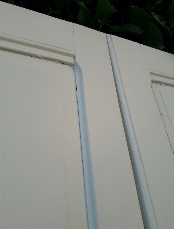 Pair of doors 218,5x92,5cm old closet