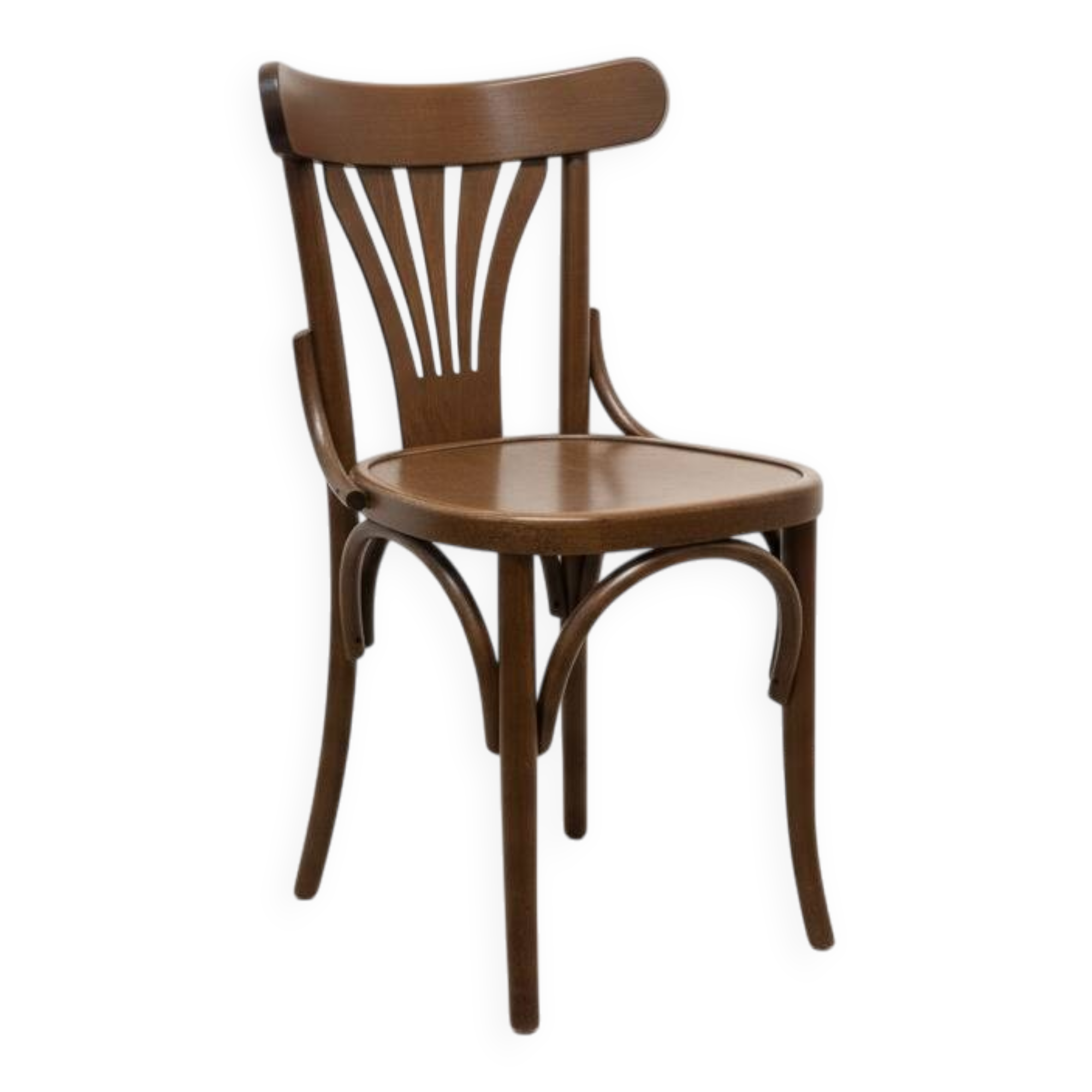 Oak palmette bistro chair