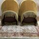 Pair of toad armchairs