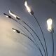 Lampadaire 5 feux chromé design 1970