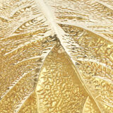 Lampe Rhubarbe en laiton par Tommaso Barbi 1970
