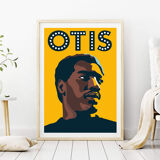 Otis Redding Wall Art Music Poster A3