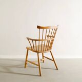 Danish Mid Century Wooden "3250" Windsor Chair by Børge Mogensen, 1960s