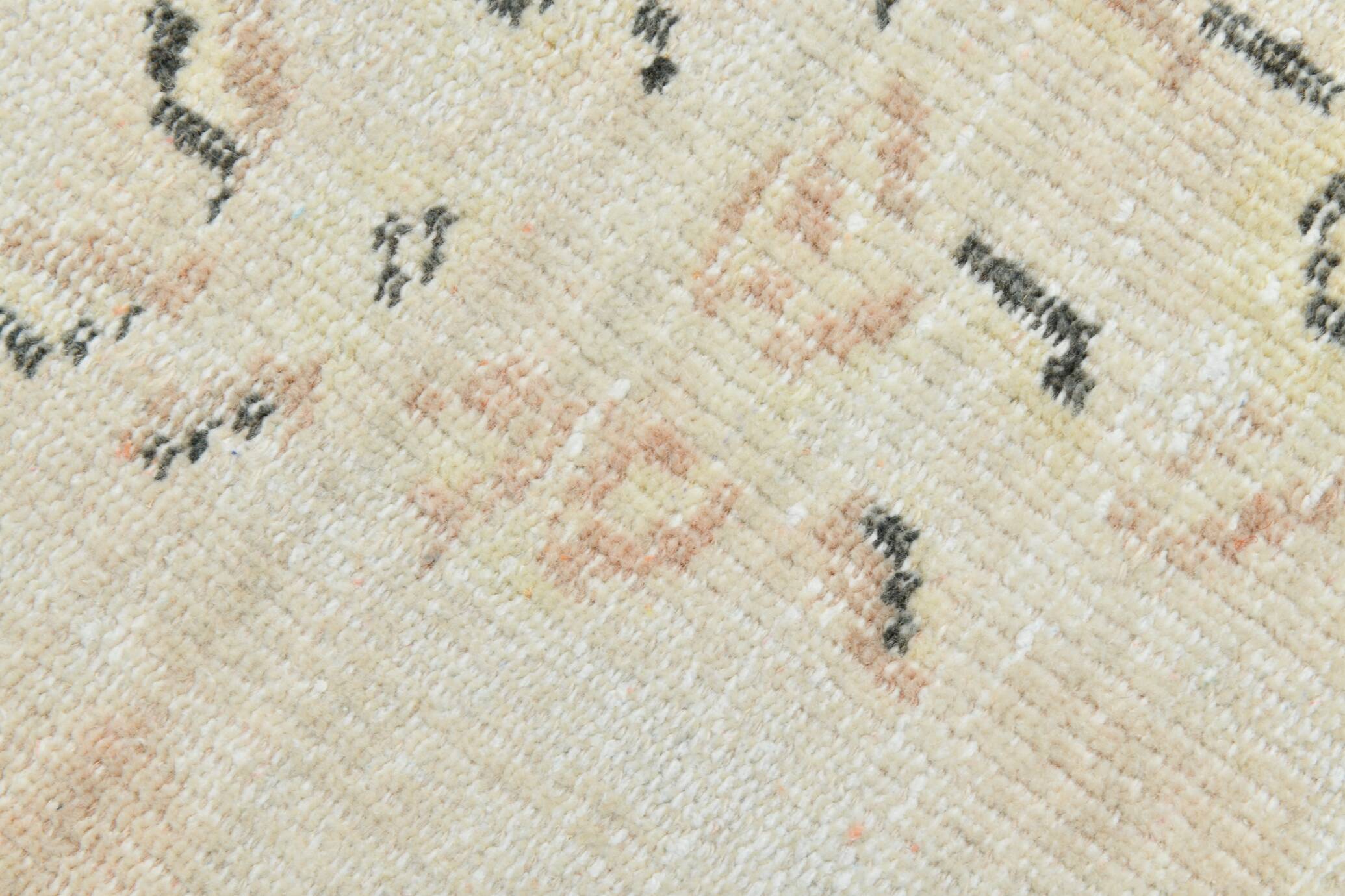 Vintage Turkish Rug, 162x264Cm