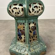 Chinese glazed stoneware stand