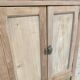Renovated Parisian sideboard in raw solid wood 72cm