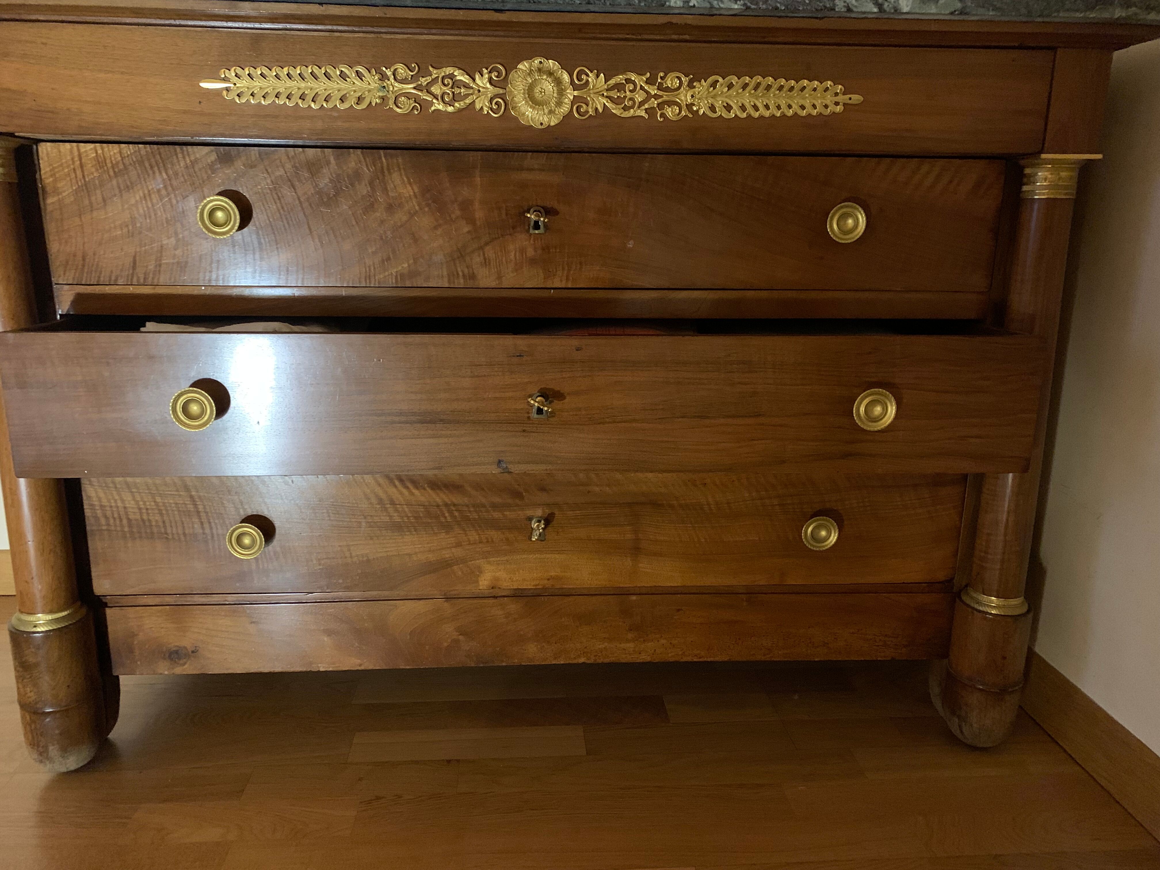 Commode empire fin 19ème
