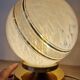 White Clichy Glass Globe Touch Lamp