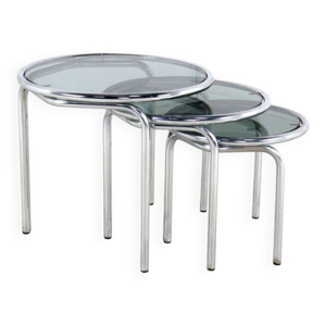 Tables gigognes rondes - ensemble