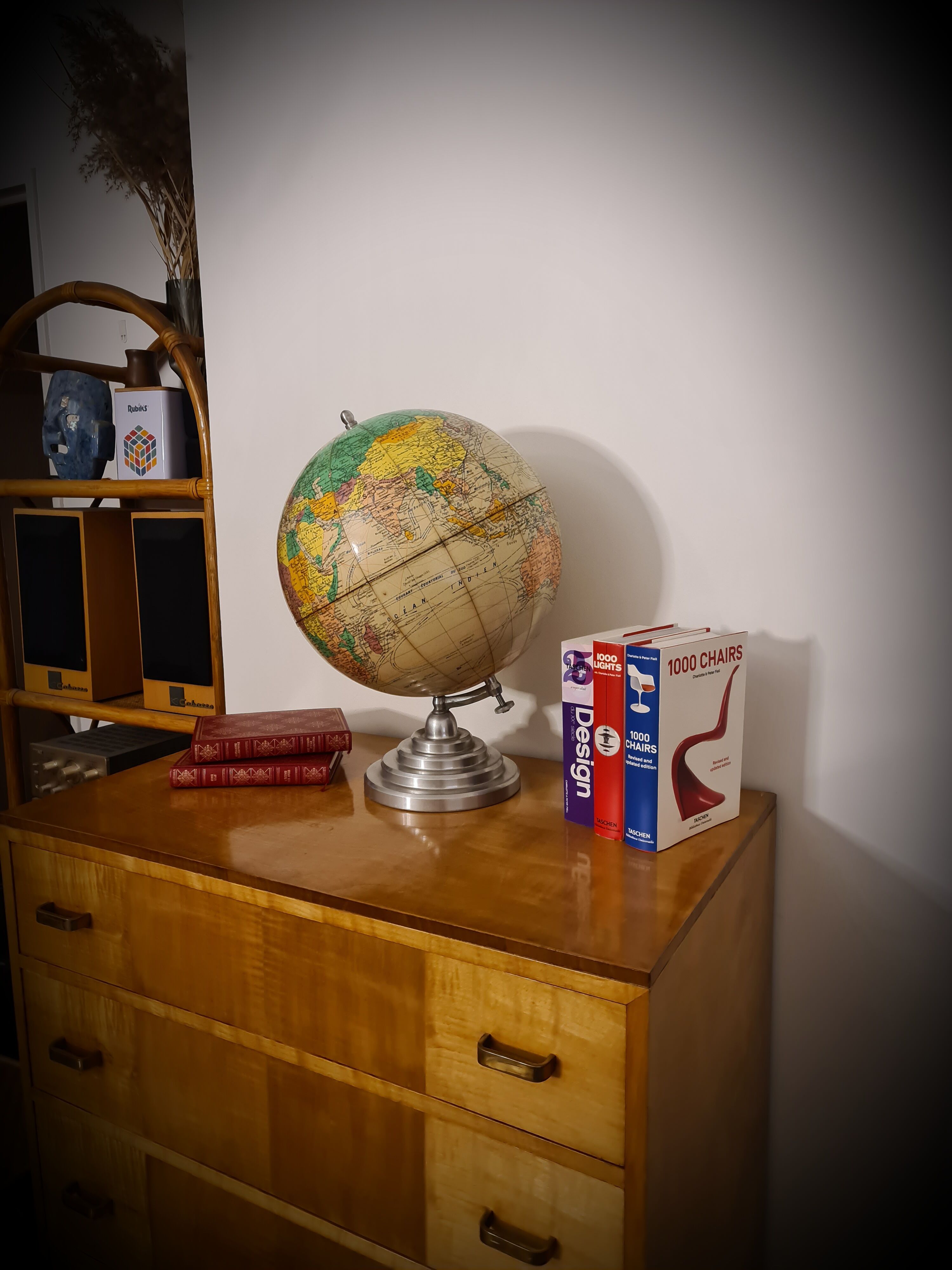 Vintage globe Girard & Barrère 50's