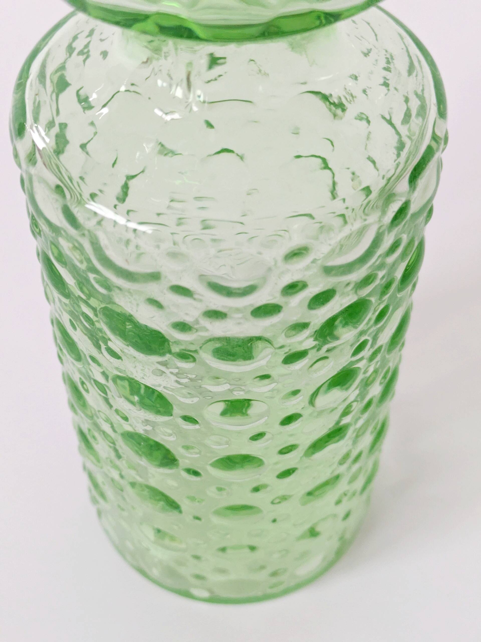 Vase à jacinthe vert, Herbert Kny, Allemagne, années 70