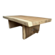 Table basse en chêne massif – pièce artisanale unique (Ventura)