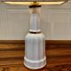 CERAMIC LAMP STAMPED DESIGN 1960.