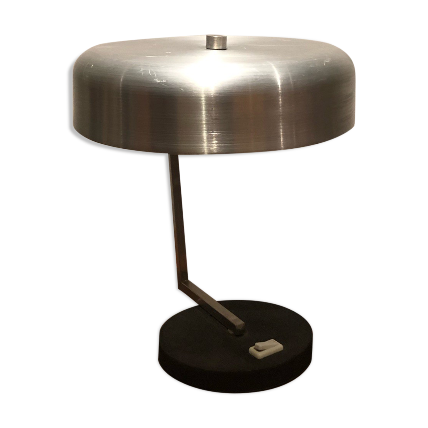 Lampe à poser aluminium design vintage