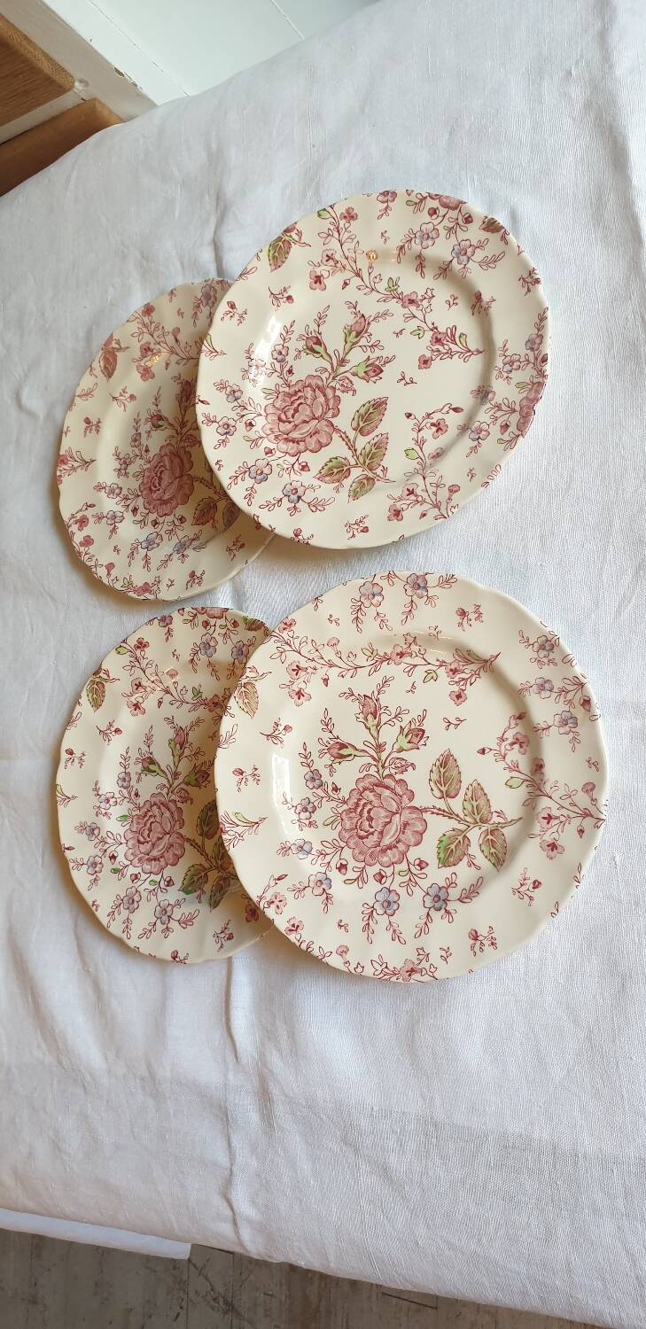 4 Assiettes anglaises by Johnson Bros