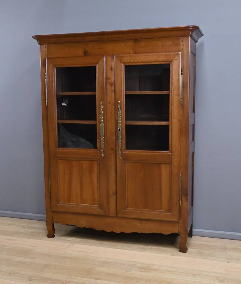 Library of the Loire Valley in cherry wood – 2nd part 19th century