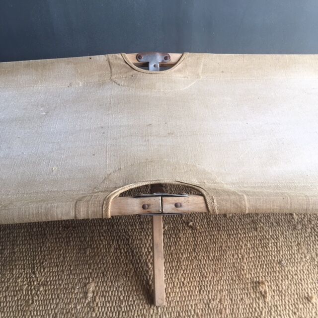 Military camp bed picot