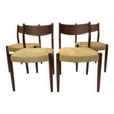 Scandinavian teak chairs from the 1970s.