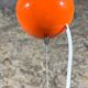Pendant Lamp Orange Vintage Design - Lorosae- Reggiani - Alvaro Siza 90's