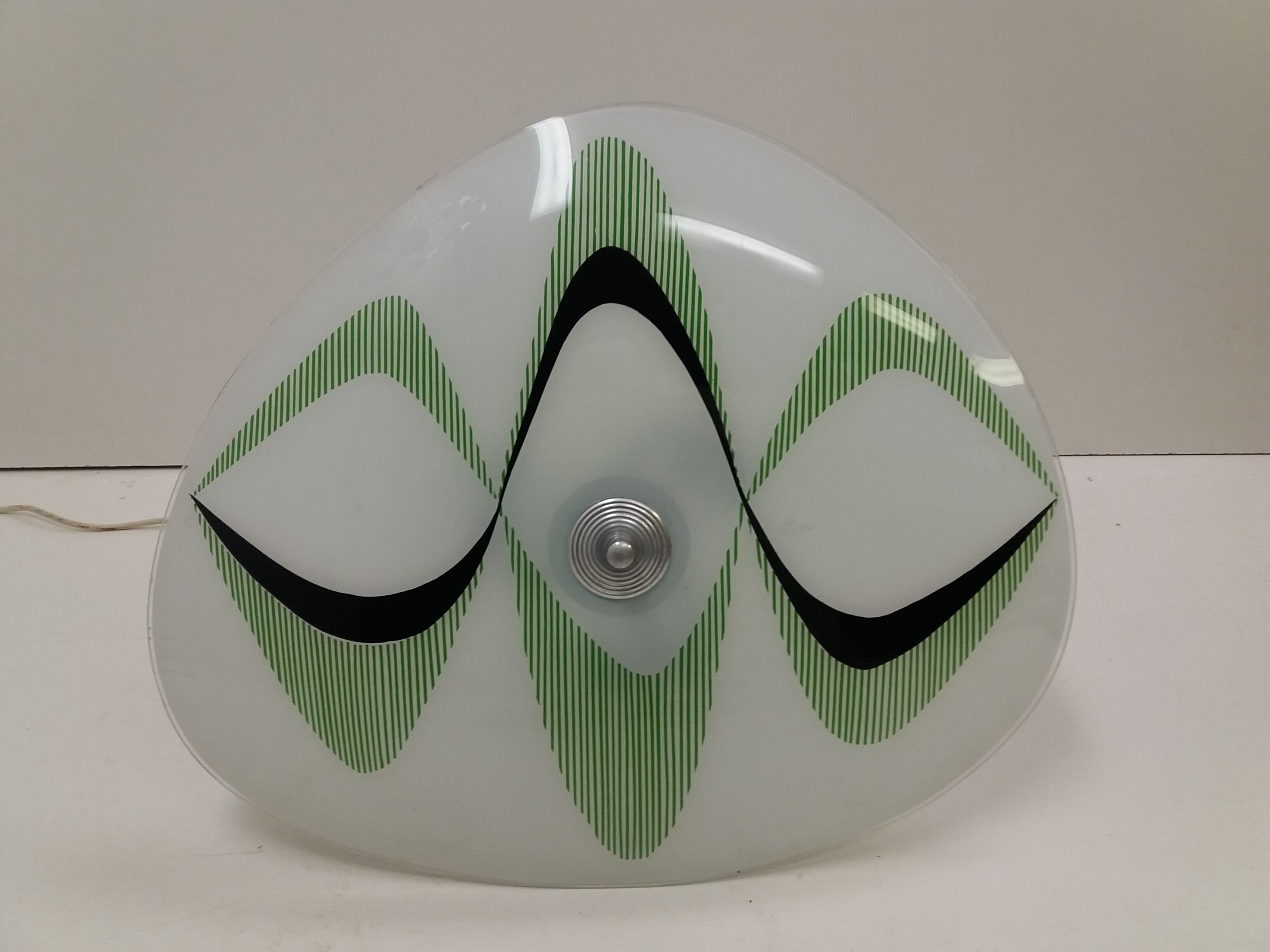 Mid-century design glass pendant/Napako, 1960's.