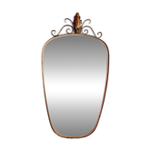 Golden Metal Rearview Mirror