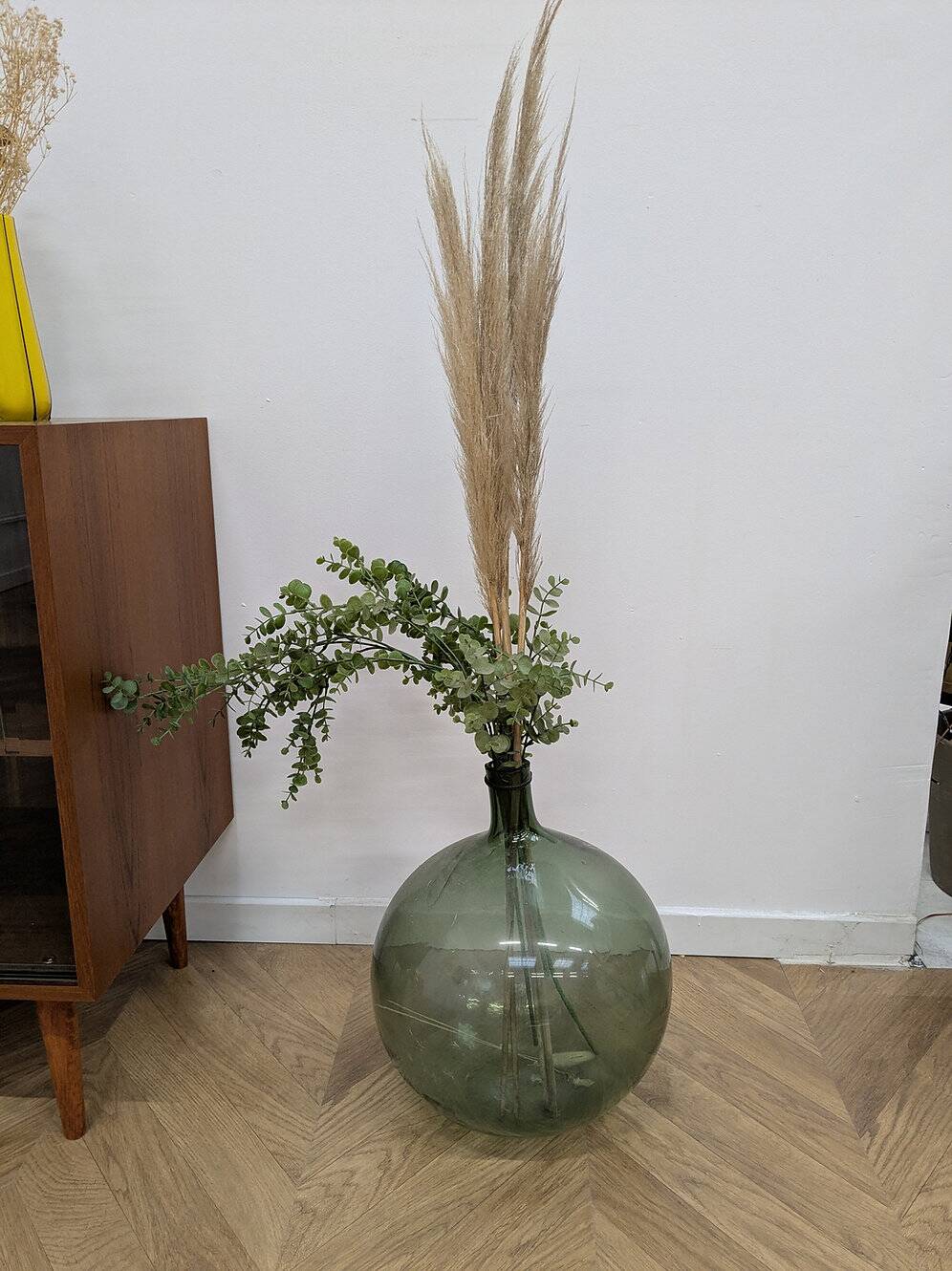 Vintage denim vase