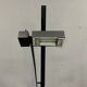 Articulated floor lamp 1 arm Stilnovo in black lacquered steel