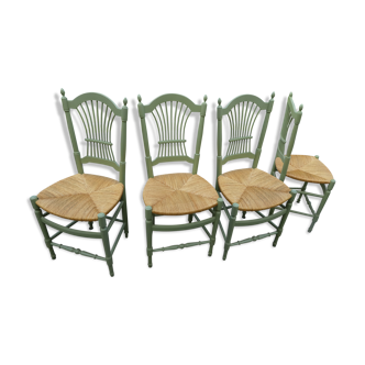 Set of 4 mulched chairs model Giverny