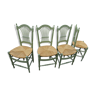 Set of 4 mulched chairs model Giverny